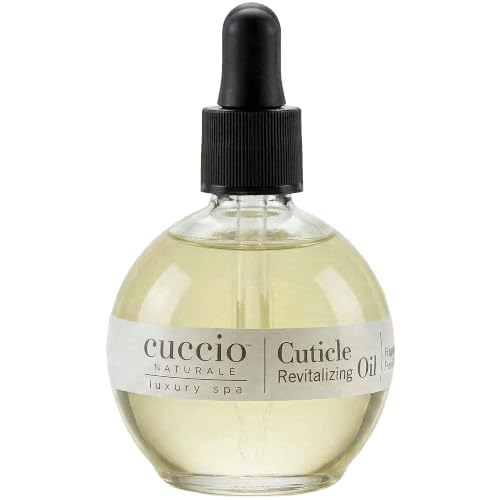 Cuccio Naturale Fragrance Free Revitalizing Cuticle Oil, Lightweight Fast-Absorbing Hydrating Nail &amp; Cuticle Conditioner, Cold-Pressed Oils + Vitamin E, 2.30 Fl Oz
