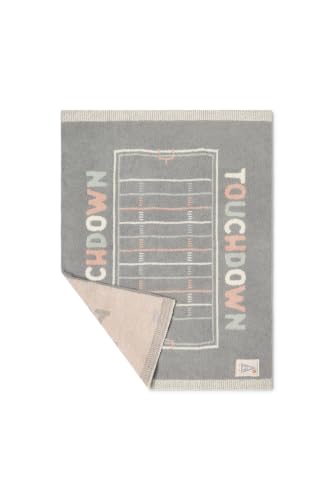 Image of Barefoot Dreams CozyChic Touchdown Stroller Blanket, Moonbeam Multi, 30 inchx40 inch