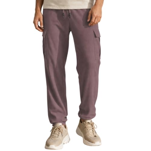 Image of Nobero Joggers for Men | Oversized Fit | Elasticated Waist with Drawcord | Soft & Breathable Fabric | Loose Track Pants | Casual & Streetwear