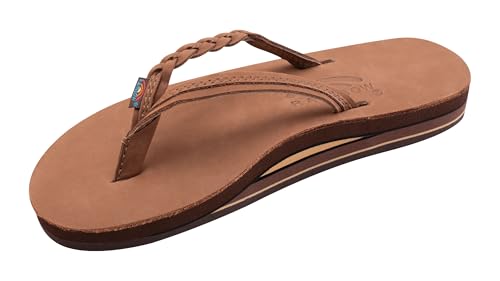 Image of Rainbow Sandals Women's Double Layer Flirty Braidy Premier Leather w /Single Braided Strap