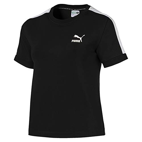 Preisvergleich Produktbild PUMA Damen T-Shirt Classics Tight T7, Cotton Black, M, 576509