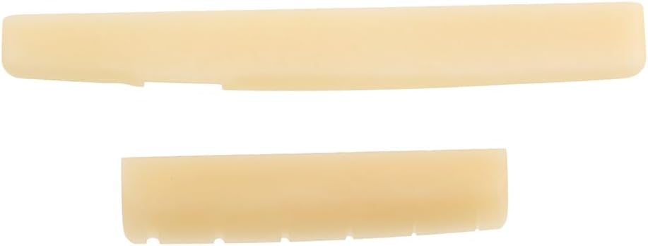 Unbleached Acoustic Guitar Bone Nut & Saddle Set for YMH LL &A Series Acoustic Guitar 44mm / 75mm