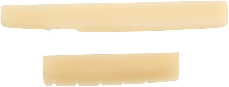 Juego de tuerca y montura de hueso para guitarra acústica sin blanquear, para guitarra acústica serie YMH LL & A, 44mm/75mm