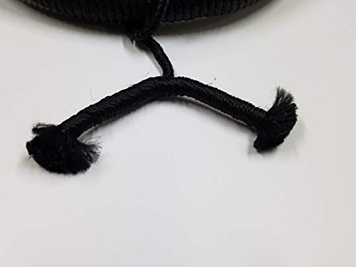 LION OF JUDAH MARKET Arab Aqel Rope (Arabic Egal Headband Keffiyeh/Shemagh Wrap) Black