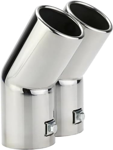 Tuyau de voiture double et silencieux d'échappement en acier inox