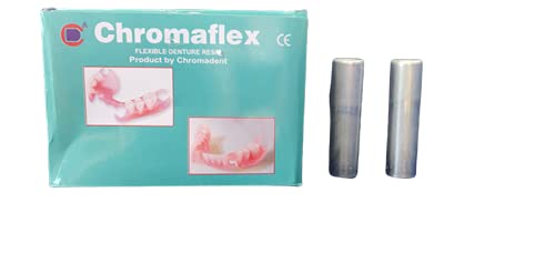Chromaflex Flexible Denture Resins Box of 12 Pcs (Cartridge) Size- Large