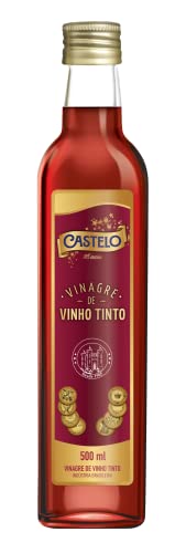 Castelo Alimentos, Vinagre de Vinho Tinto Castelo, 500ml, Pequeno