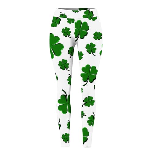 Leggings de San Patricio pantalones de cintura alta traje irlandés mujer S 4