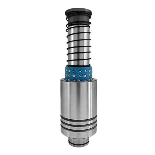 Rodamientos SUJ2 en columna guía de 20mm que reducen la fricción en troquelado
