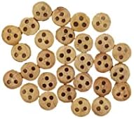 GAWEGM Ship Model Building Accessory - 20pcs Wooden Deadeye Pulley 6mm image 4