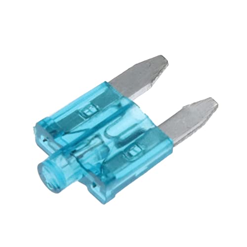 Fusible automobile 15A à broche pointue et témoin LED de panne - Boîtier miniature x10