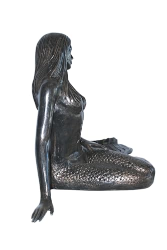 Escultura Grande Sirena Acabado Bronce Aluminio 64" miniatura 6