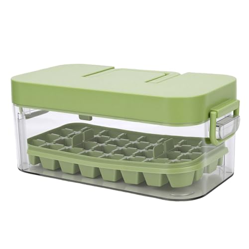 Bandeja para cubos de hielo de silicona 24 celdas con tapa miniatura 3