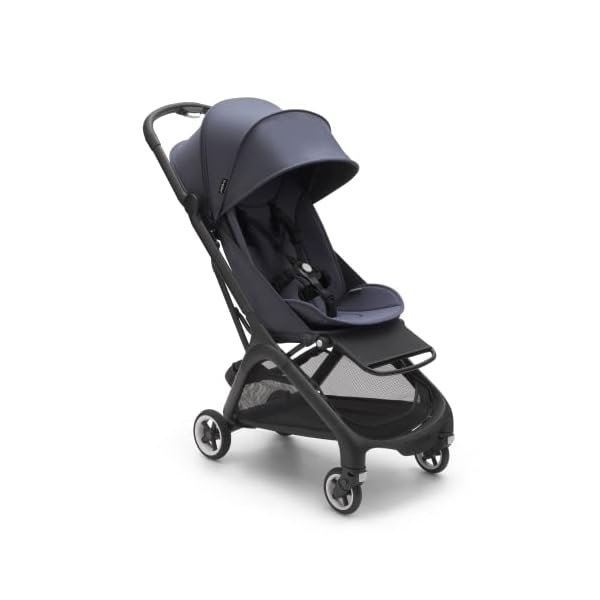 Bugaboo Butterfly – 1 Second Fold Ultra-Compact Stroller – Lightweight & Compact – Great for Travel – Stormy Blue