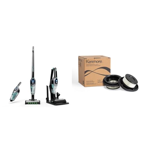 Image of Kenmore 200 Series 25.2V Cordless Stick Vacuum Lightweight Cleaner SF1005 Replacement Washable HEPA Filters, 2 pcs