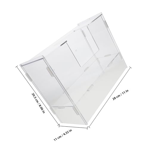 Estante para conejos de acrílico diseño integrado transparente premium 3