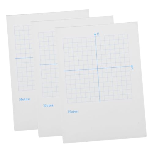 Cuaderno cuadriculado GALPADA de 3 piezas para ingeniería de gráficos XY y diseñadores