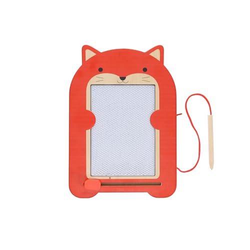 Tableau magique en bois Fox Friend Petit Collage, un jouet d'éveil durable