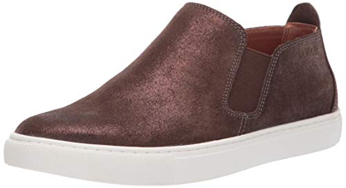 Gentle Souls Women's Lowe Elastic Slip ON Sneaker, Bronze, 8 Medium US