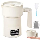 【Chauffage Silencieux et Efficace】 Grâce à une technologie de chauffage silencieuse, la petite bouilloire ne dérangera pas au bureau ni dans une chambre d’hôtel. Elle chauffe rapidement et de manière fiable tout en économisant de l’énergie grâce à sa puissance de 550W. Idéale aussi pour des moments tranquilles en camping.