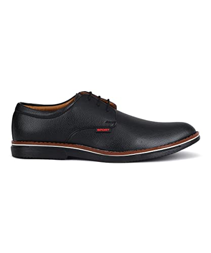 Image of Zixer Synthetic Leather Mens Formal Shoes || Office Formal Shoes Men Stylish|| Formal Shoes for Men Patent Leather Lace Up Party Formal Shoe