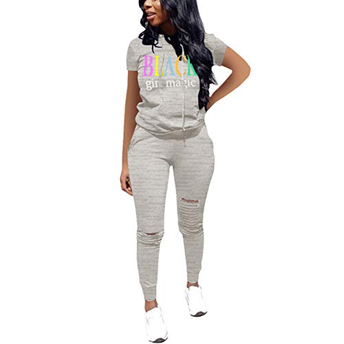 Image of Nimsruc Workout Sets For Women 2 Piece Outfits Sexy Summer Sweatsuits Jogging Suits Casual Bodycon Tracksuits