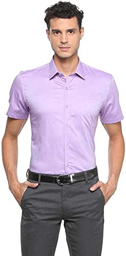 Half Sleeves Plain Cotton Gents Shirt 