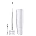 Oral-B Pulsonic Slim One 2200 - Spazzolino elettrico a ultrasuoni, con timer, 2 testine di ricambio e astuccio da viaggio, colore: Bianco