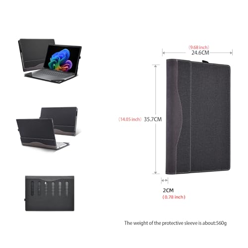Funda para portátil HP Omnibook X Flip 16" PU Cuero miniatura 3