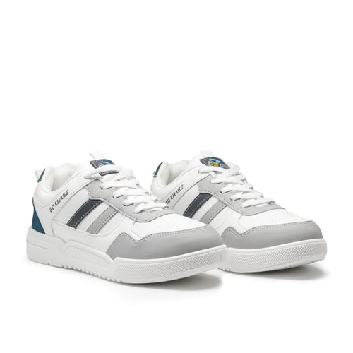 Image of ASIAN Men CRUZER-01 Stylish Casual Mid Top Sneakers and Trendy Shoes with Laces for Men & Boys | Perfect for Wearing to Outings, and Comfortable All-Day Use, Stylish and Durable