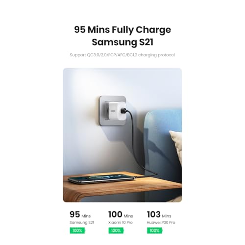 Image of UGREEN USB Type C 3A 1M Black Cable for Smartphone, Laptop, PC, Power Bank, Adapter