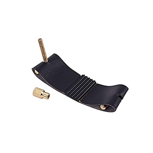 Alnicov Blattschraube Verschluss Kunstleder kompakt langlebig für Altsaxophon Gummi Mundstück