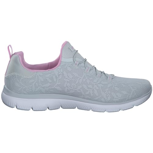 Image of Skechers Track-Ripkent Men's Trainers, Light Grey Mesh Lavender Trim, 6 UK