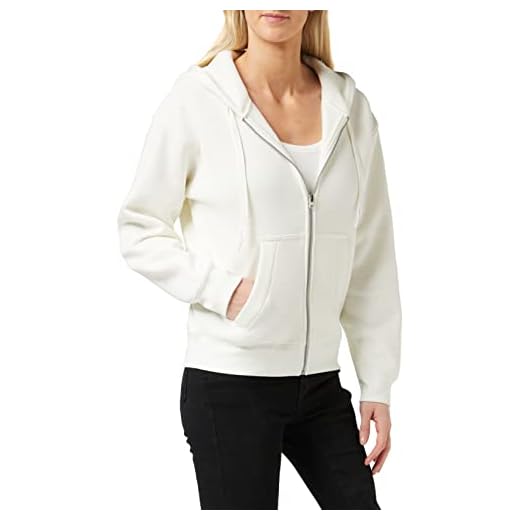G-STAR RAW Damer premium Core Zip Through Hooded Sweatshirt, Vit (mjölk C235-111), XS
