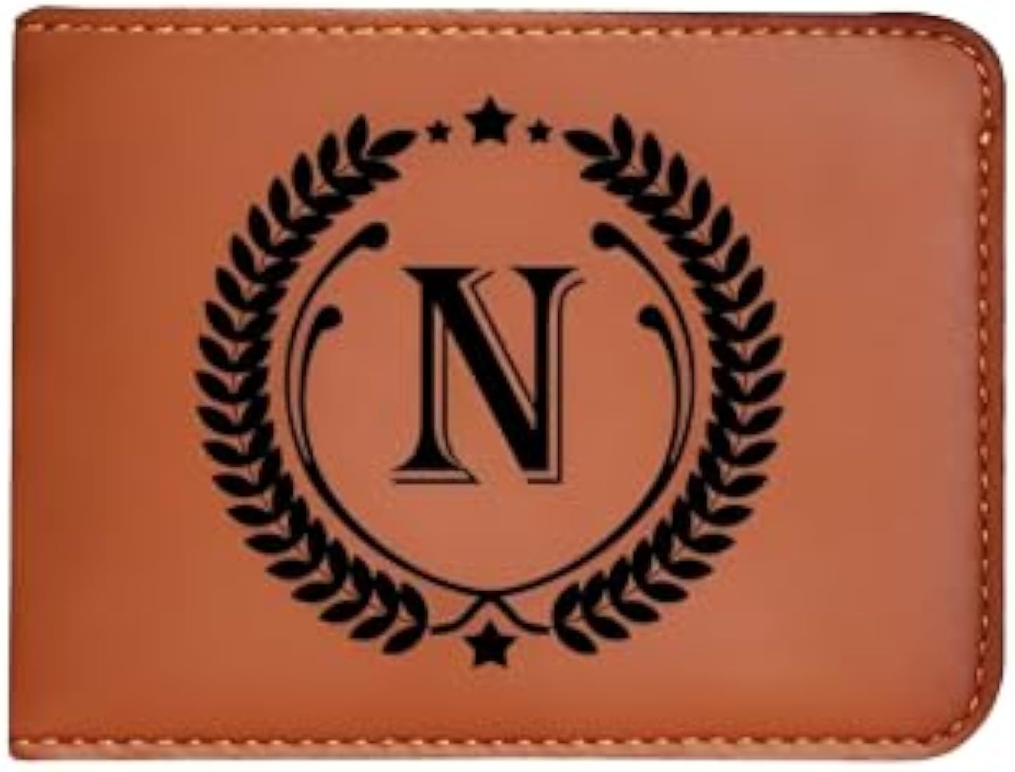 Buy The Unique Gift Studio Men's Leather Wallet - Alphabet Name