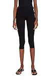 Estándar edc by Esprit Capri Leggings with Stretch Pantalones, Black 001, S para Mujer