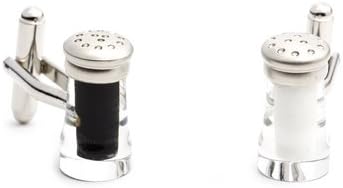 Salt and Pepper Shaker Cuff Links - 1 Pair