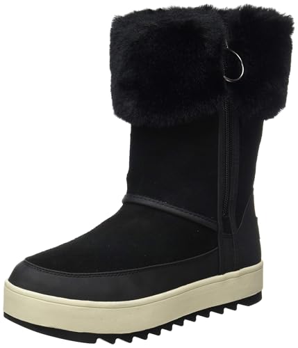 Koolaburra by UGG Women's Tynlee Fashion Boot, Black, 6 M US