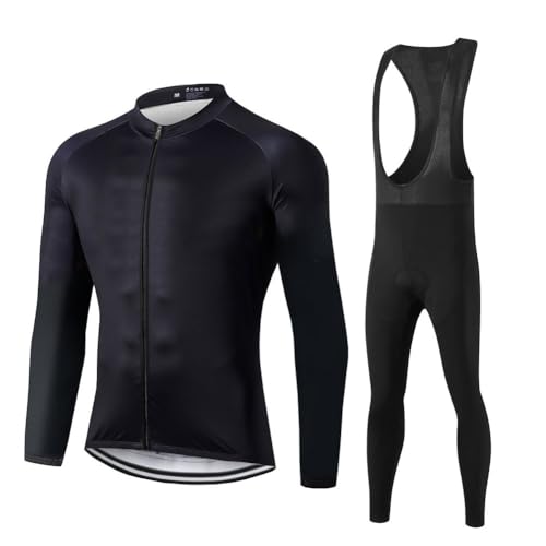 UGLY FROG Conjunto Maillot Ciclismo Mujer Culotte Manga Larga con Badana Ropa Invierno Traje para Bicicleta Carretera Bicicleta Montaña