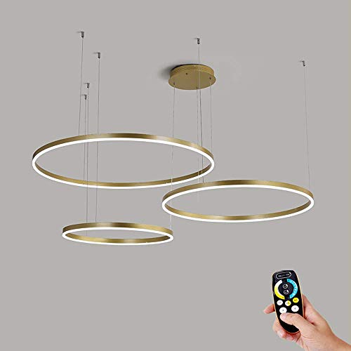 GTYUNZP 65W Pendelleuchte Kronleuchter Wohnzimmer Dimmbar mit Fernbedienung...