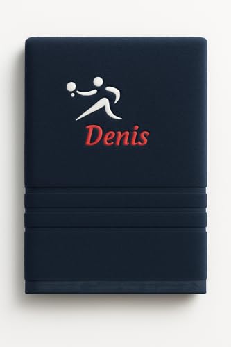 Personalisiertes Handtuch Mit Namen - 140x70cm Baumwollhandtuch Mit Sport-Motiv