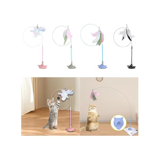 Enakshi-Cat-Feather-Toys-with-Suction-Cup-Interactive-Cat-Toys-for-Kitten-Play-Chase-PinkPet-Supplies-Cat-Supplies-Toys