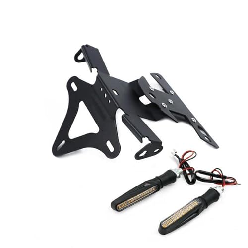 BTCTLPLMKK For B&MW S1000R S1000RR HP4 2010-2018 用 リアナンバープレートホルダーフレーム ウィンカーライト付き バイク用 ナンバープレートステー(S1000RR Signal Light)