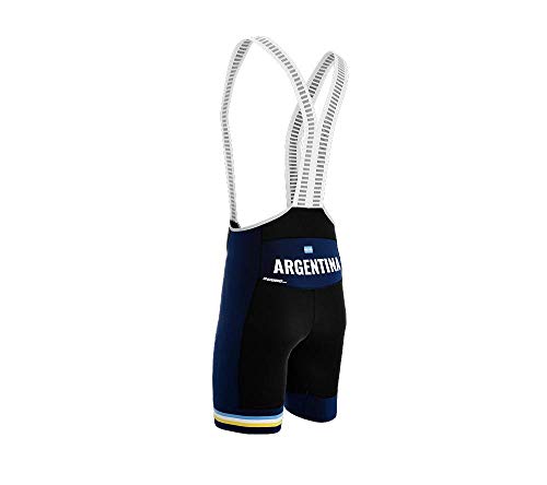 Argentina Blue Code Cycling Pro Bib Shorts Bike for Men Size L