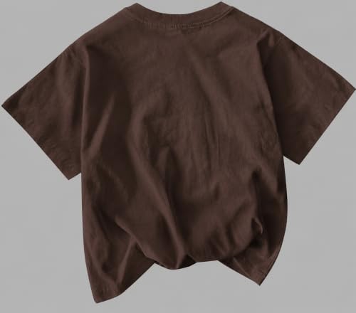Image of Jawdrobe Cotton Blend Oversized Fit Half Sleeve Printed Round Neck T-Shirt for Women