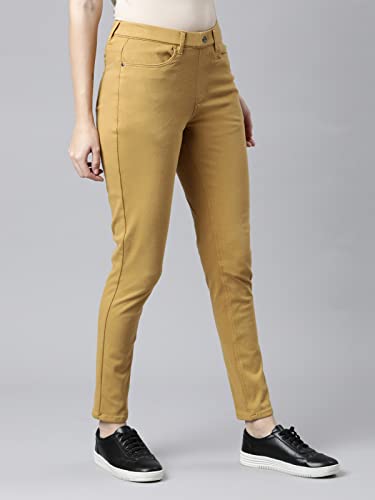 Image of GO COLORS Women Mid Rise Premium Straight Jeans