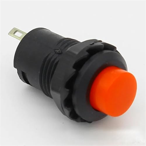 Bouton-poussoir momentané 12mm rouge interrupteur poussoir retour automatique lot de 10