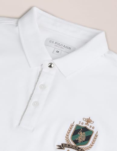Image of Ribbed Collar Solid Polo Shirt