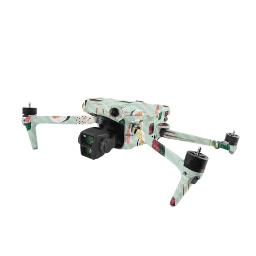 Image of MightySkins Carbon Fiber Skin Compatible with DJI Air 3 - Sushi | Protective, Durable Textured Carbon Fiber Finish | Easy to Apply, Remove, and Change Styles