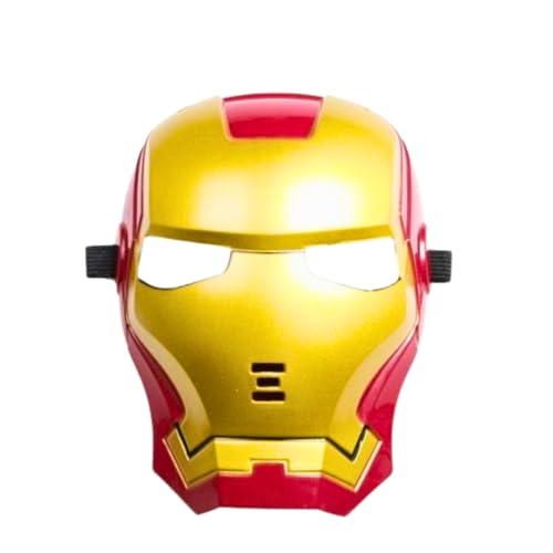 Image of Wanna Party Superhero Mask for Kids, Superhero Costume Accessories, Superhero Toys for Boys,Superhero Party Props,Birthday Return Gift (Superhero Ironmann FaceMask)